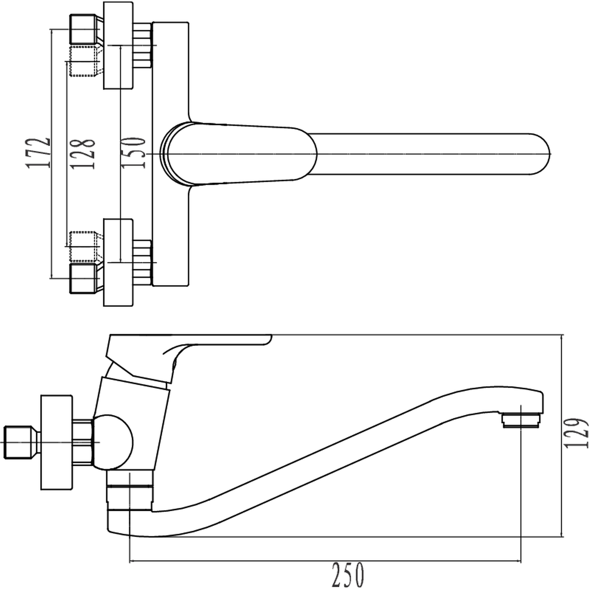 Onex Sink Mixer Wall Type - Meissen | OnTap