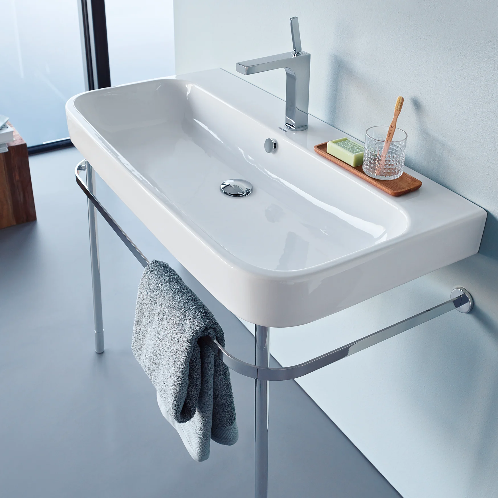 Basin Vanity Duravit Happy D.2 Rectangular 650mmx505mm with