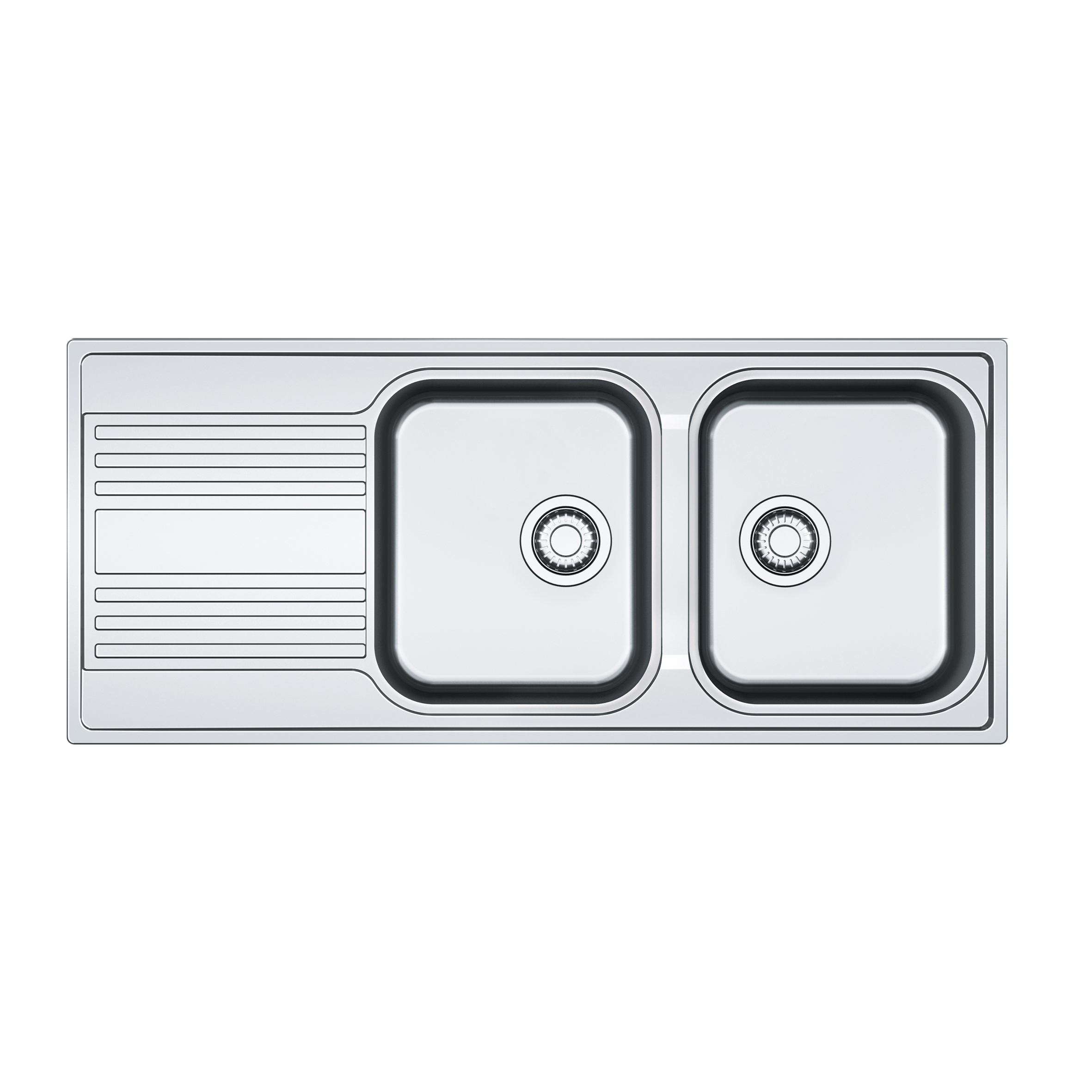 Rapid RPX621 Sink 1160x510x190 mm Inset Stainless Steel - Franke