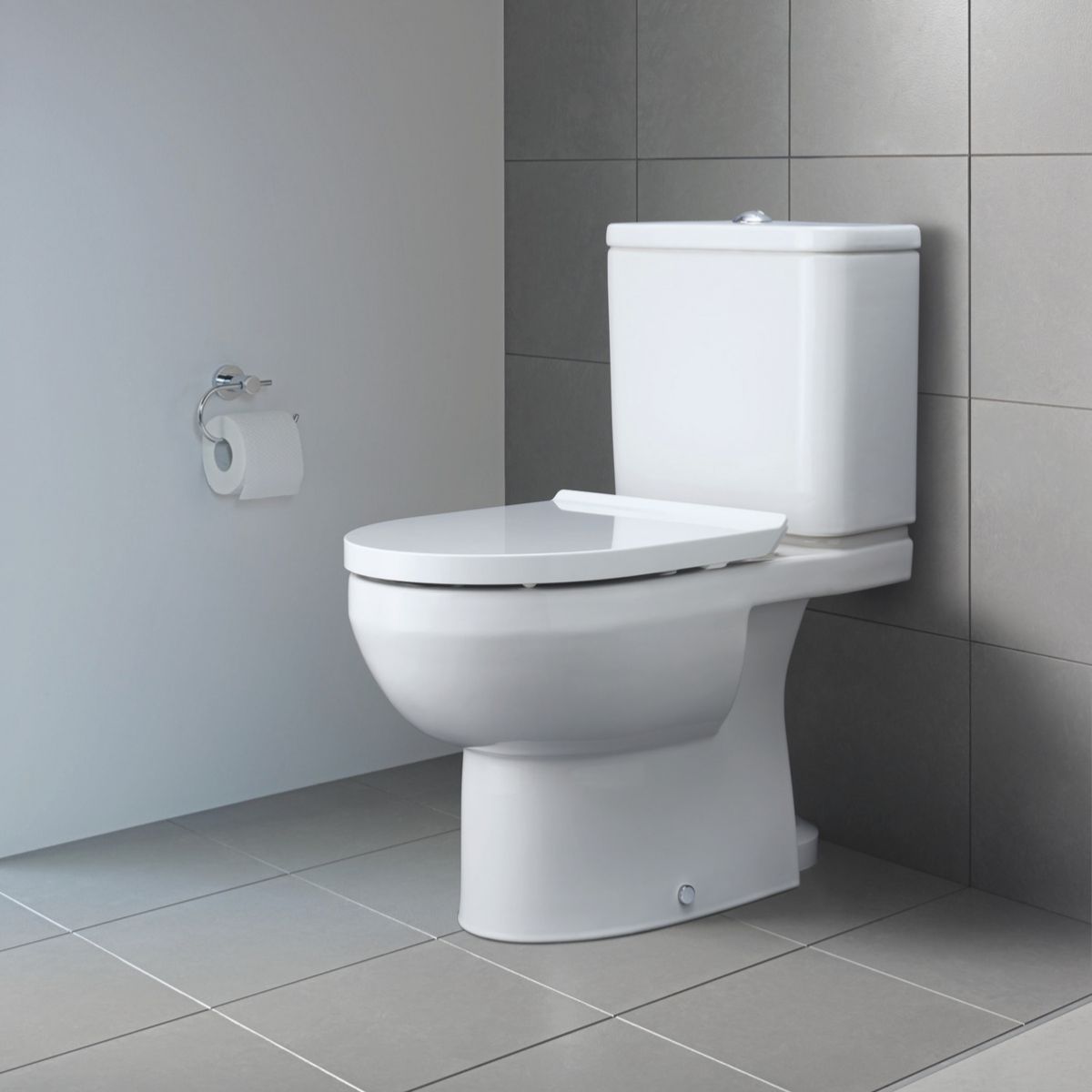 Toilet Close Coupled Duravit No.1 Rimless 365mmx655mm White Alpin