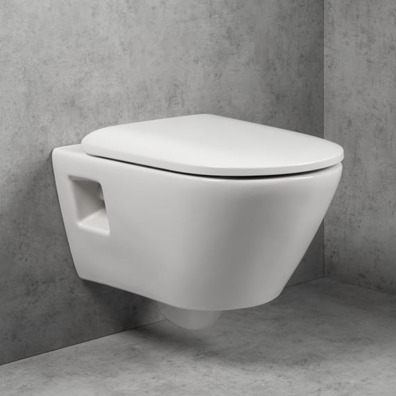 Toilet Wall-Hung Duravit D-Neo Rimless 370mmx540mm White Alpin