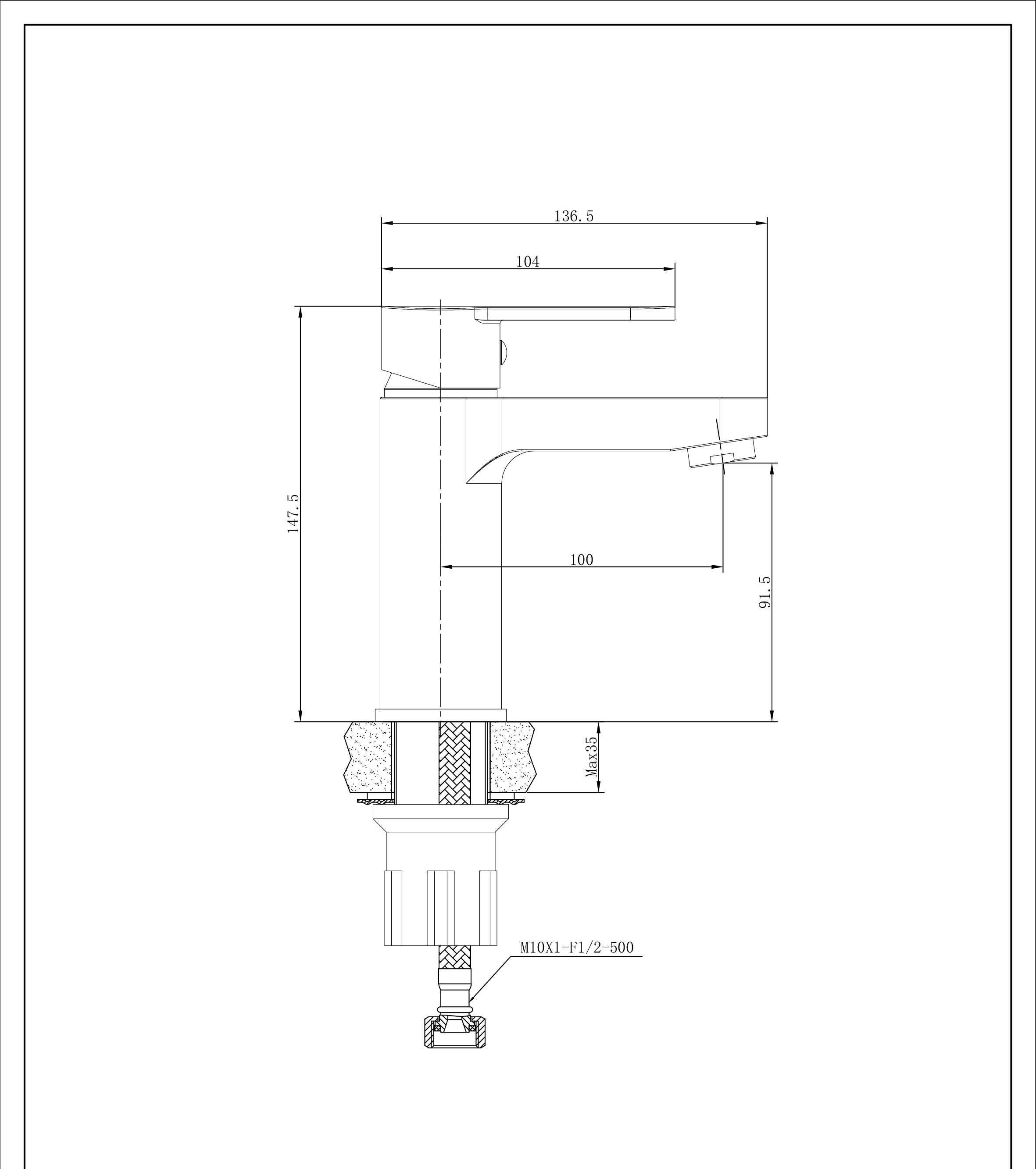 aquarius様 Tap Basin Mixer Standard Icon Aquarius Stainless Steel | Plumb-It