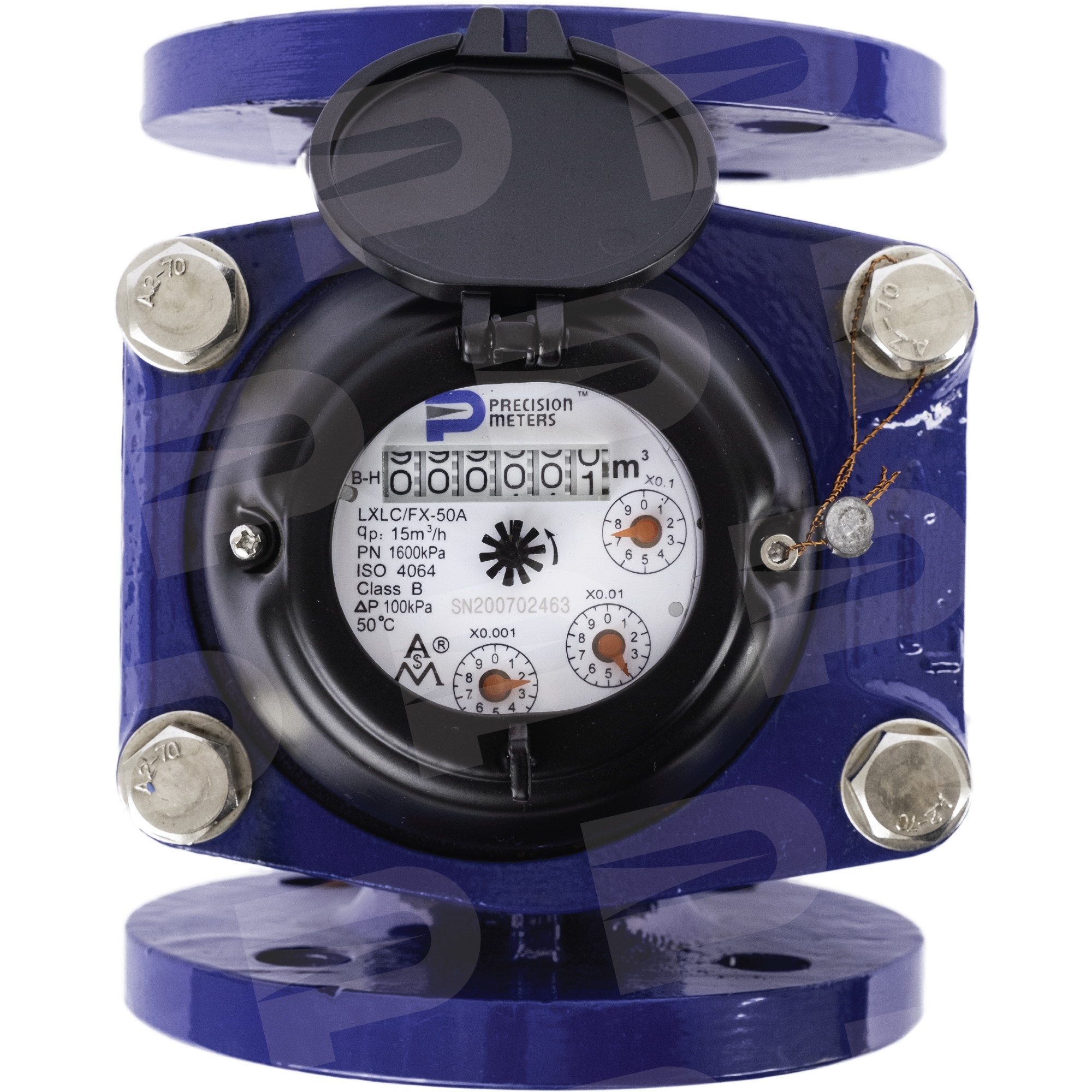 PRECISION INFINITY ECO BULK WATER METER ONLY 200mm FLANGED T/1600 ...