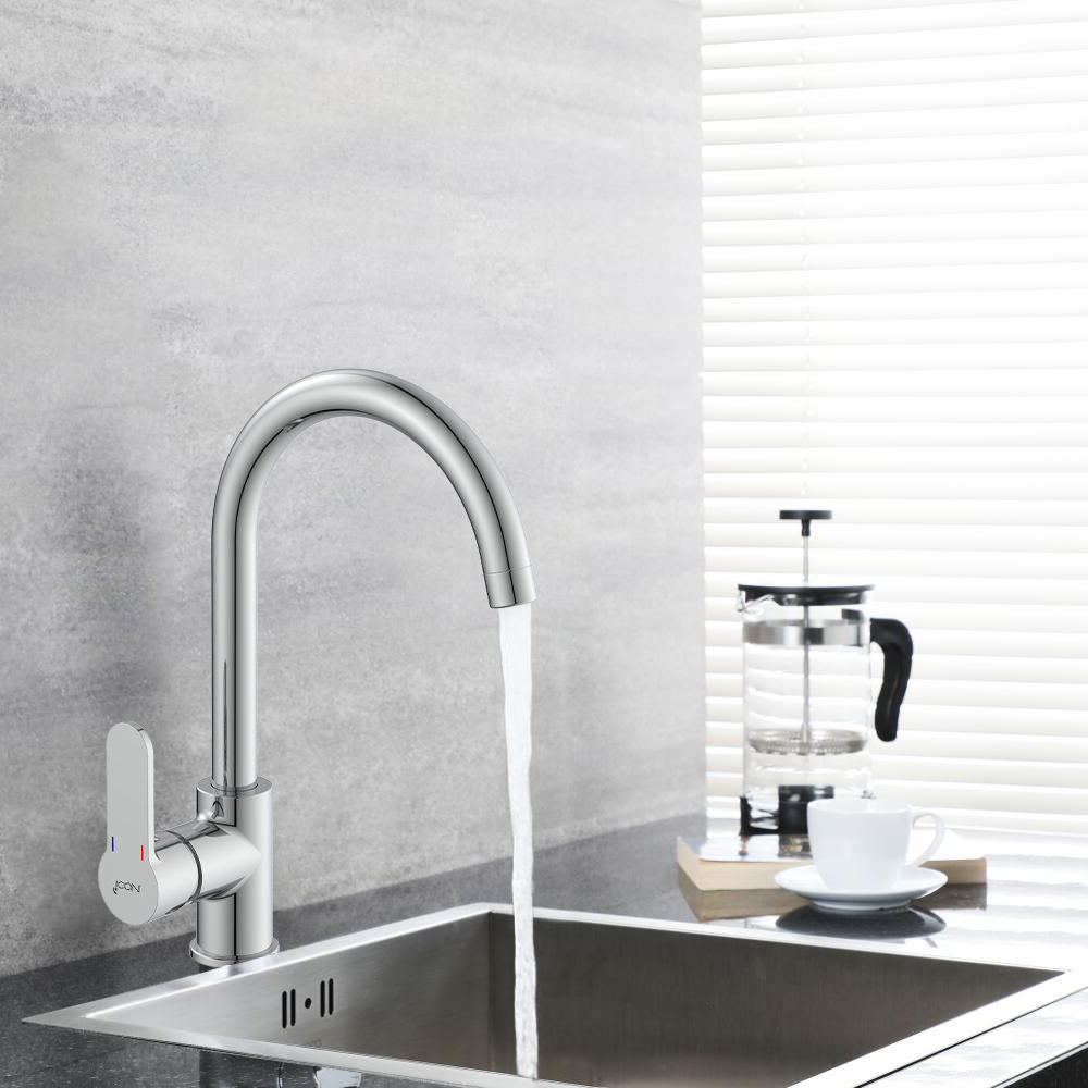 aquarius様 Tap Sink Mixer Deck Type Icon Aquarius II with Swivel Spout Chrome