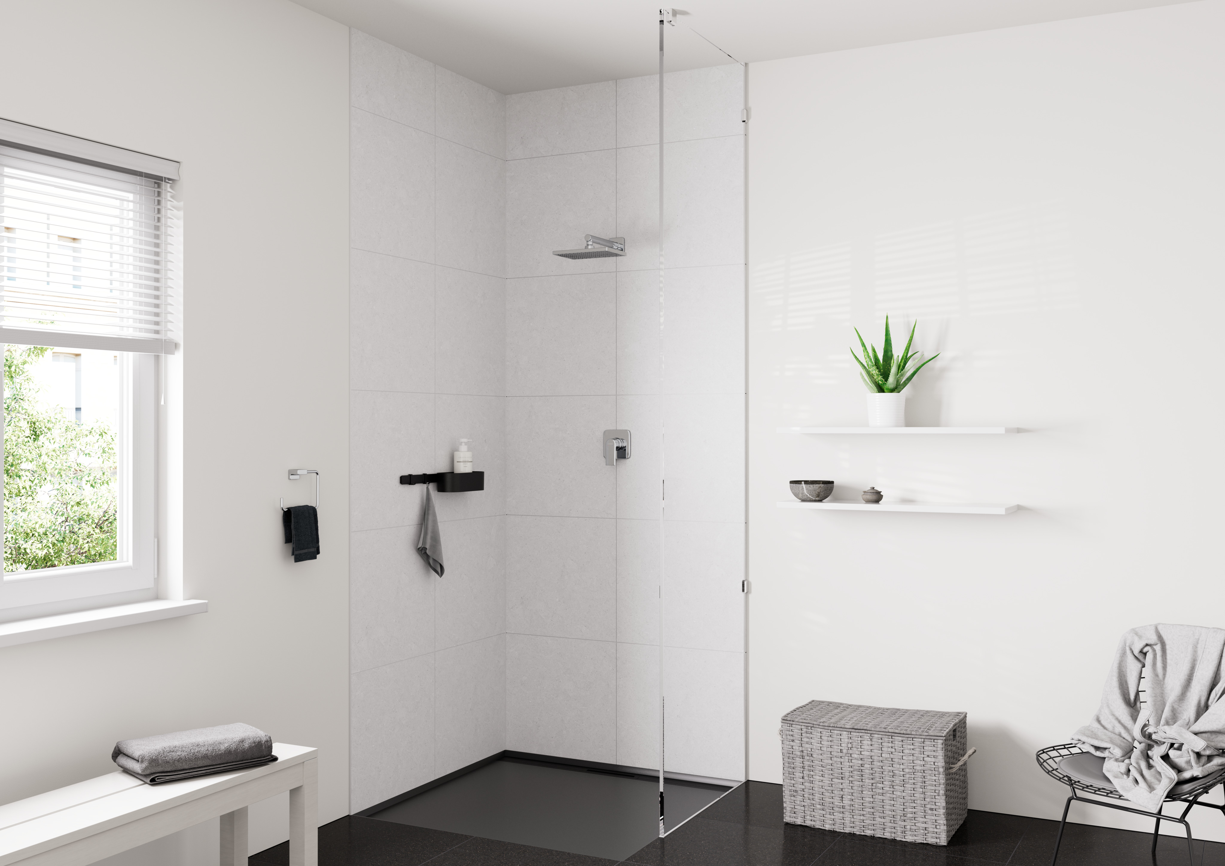 Shower Head Hansgrohe Vernis Shape 230 Eco 1 Jet Square Chrome