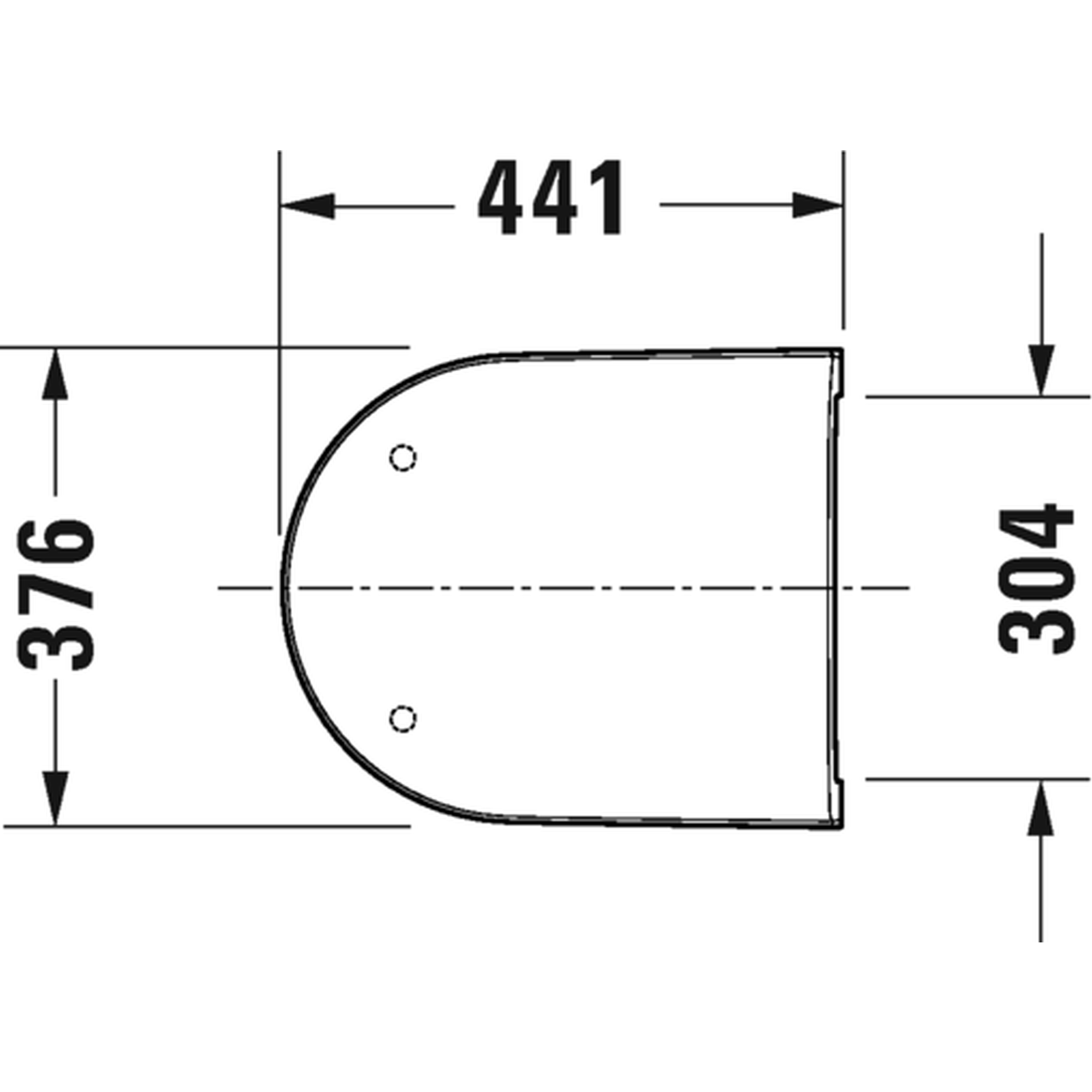 Toilet Seat Duravit D-Neo Standard with Stainless Steel Hinges