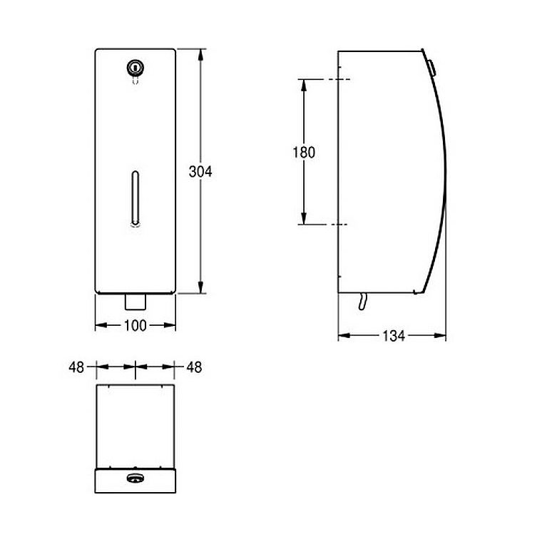 FRANKE STRATOS SS SOAP DISPENSER STRX618 2120041 | Plumblink