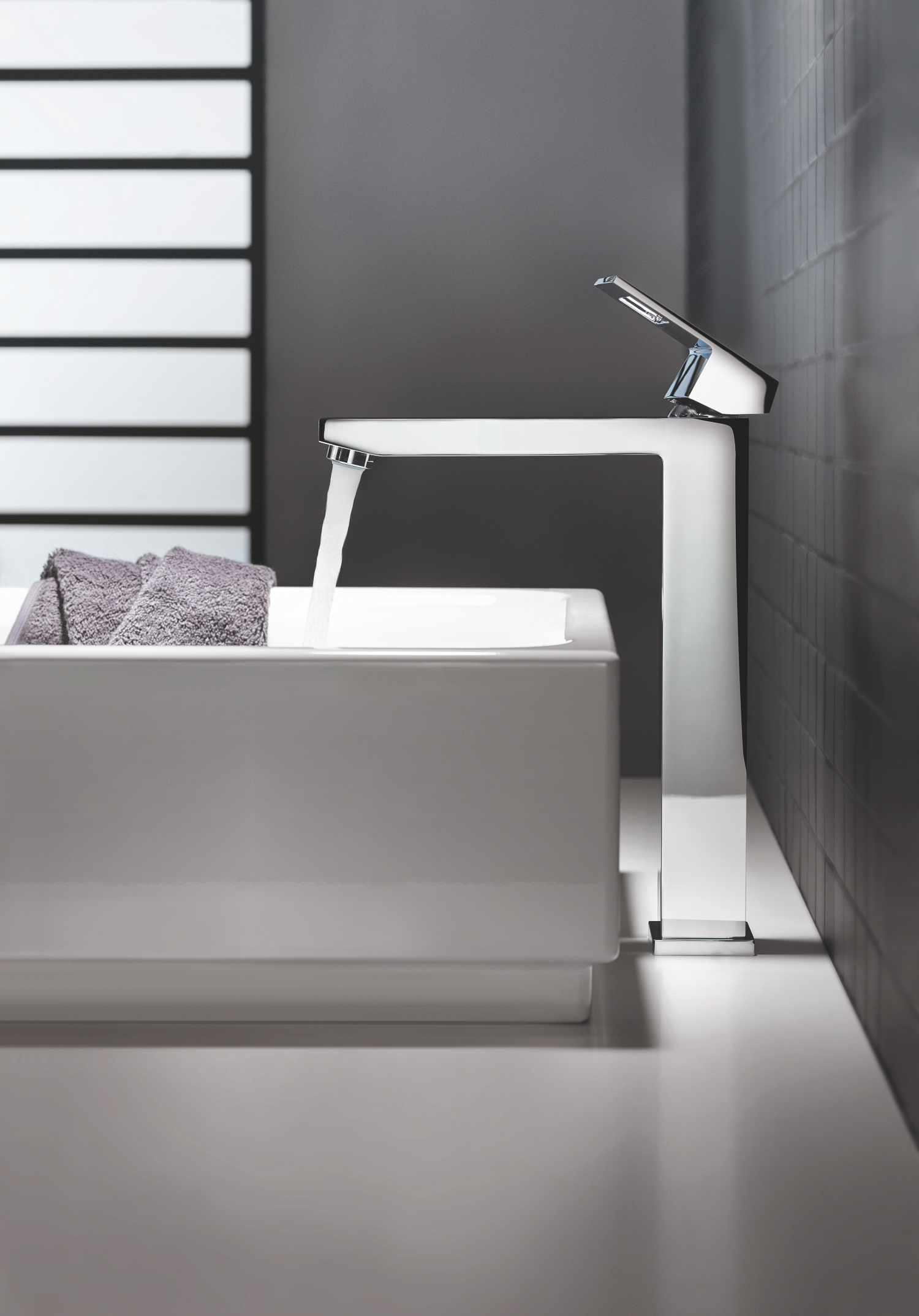 Tap Basin Mixer Extended Grohe Eurocube Single Lever XL-Size with