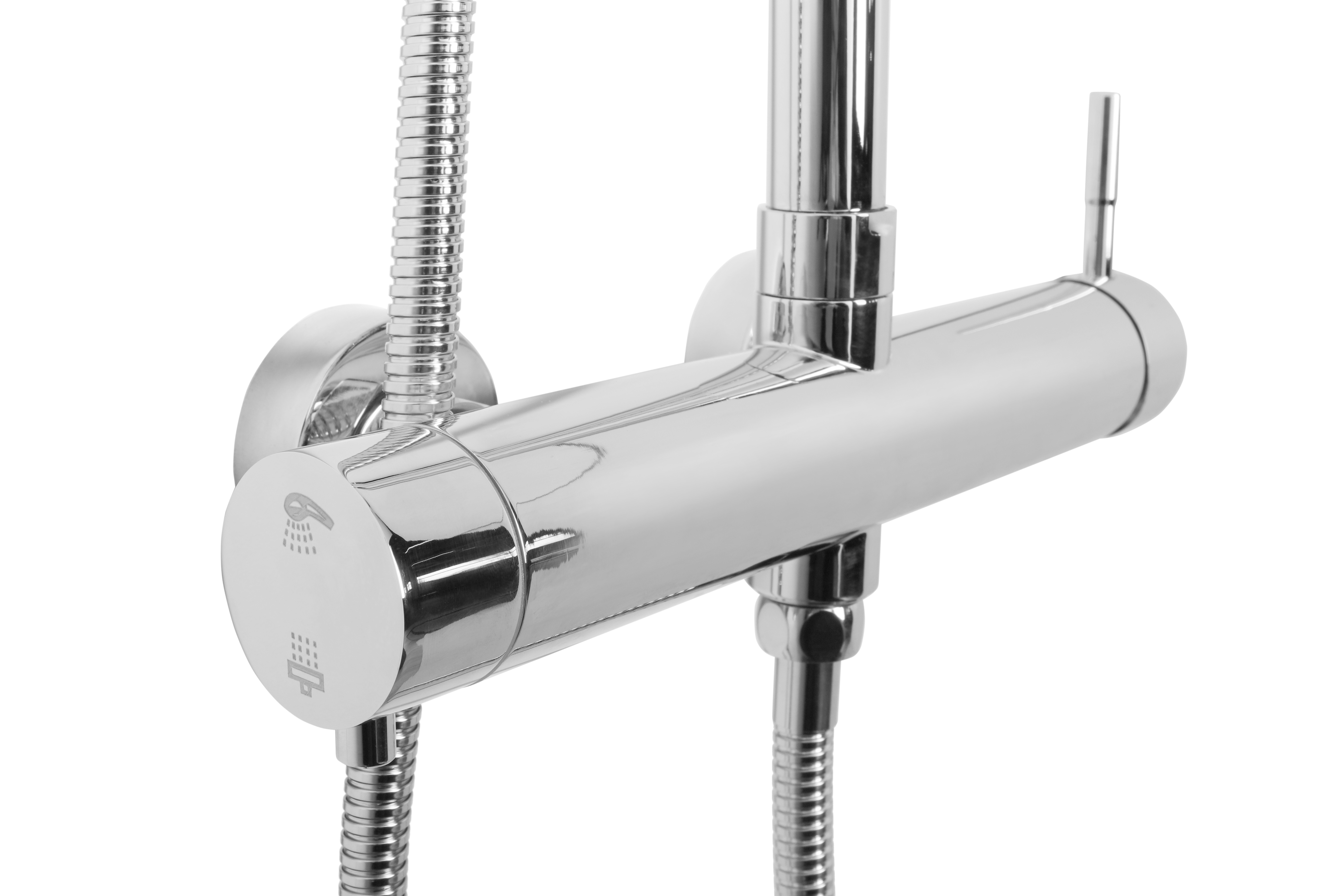 Shower Column Bijiou Durance Wall Mounted with Single Lever Mixer