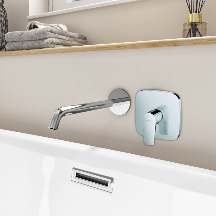 Tap Shower / Bath Mixer Hansgrohe Talis E Finishing Set Square