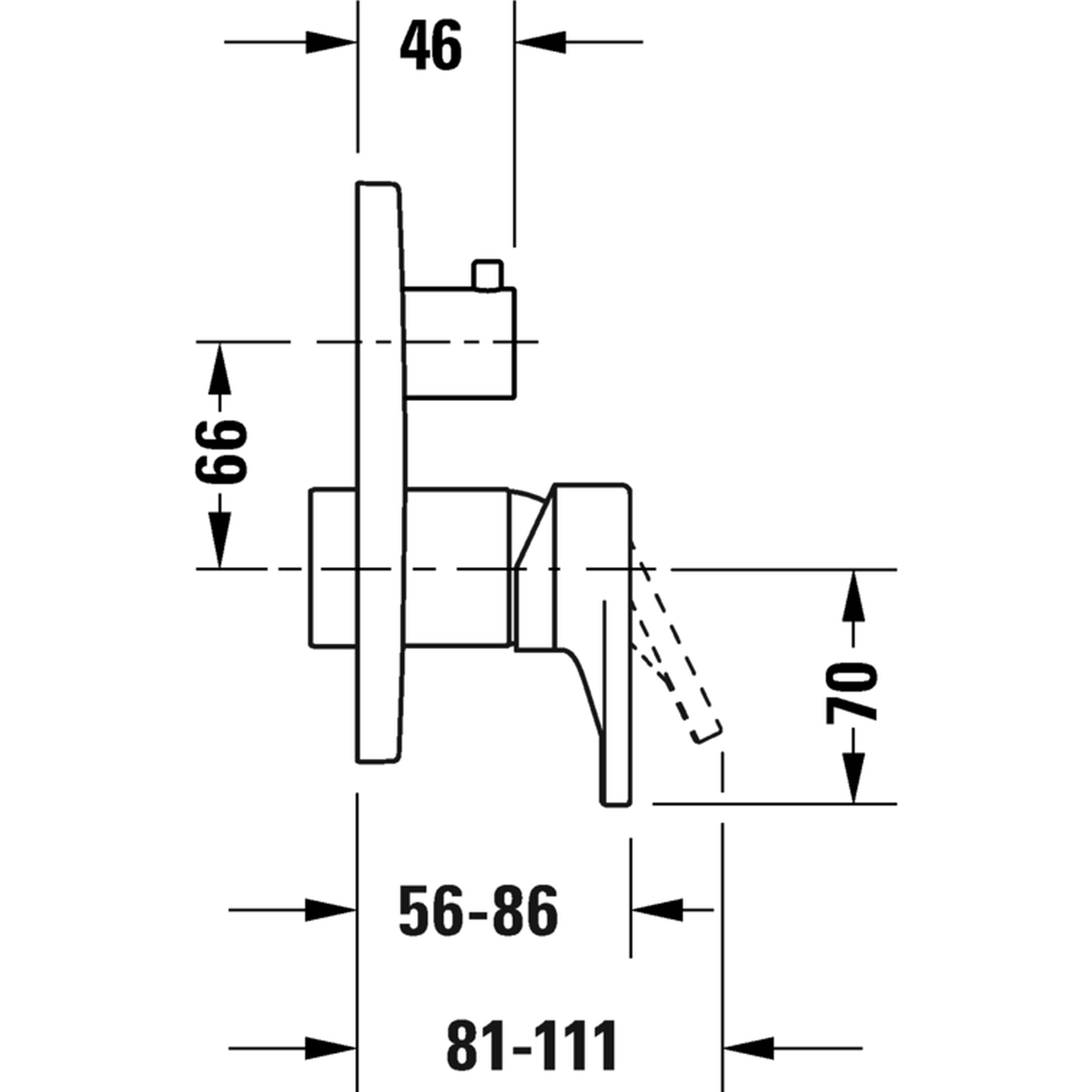SPEC RSC-D3 & RSC-D1　つむつむ Tap Shower / Bath Diverter Mixer Duravit Tulum by Starck Finishing