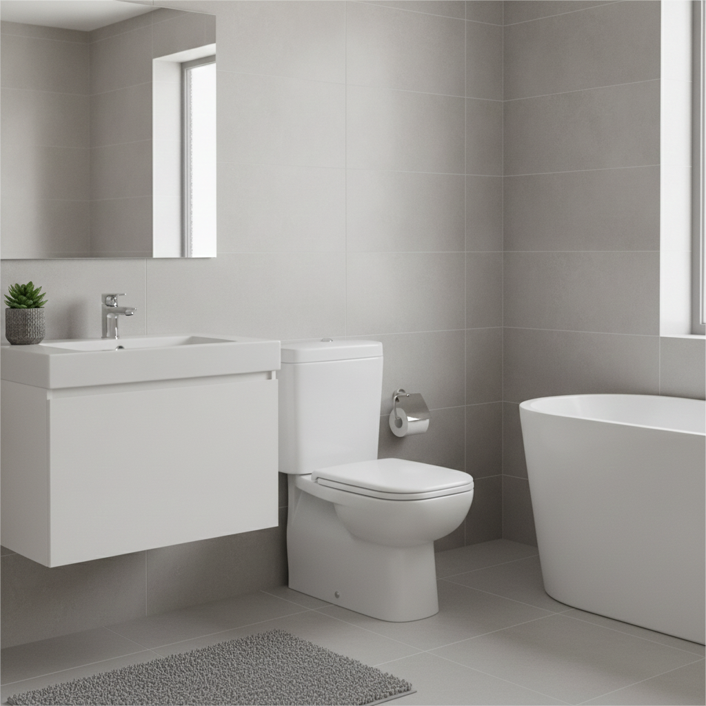 D-Code Toilet Close-Coupled Pan 355X650mm White Alpine - Duravit