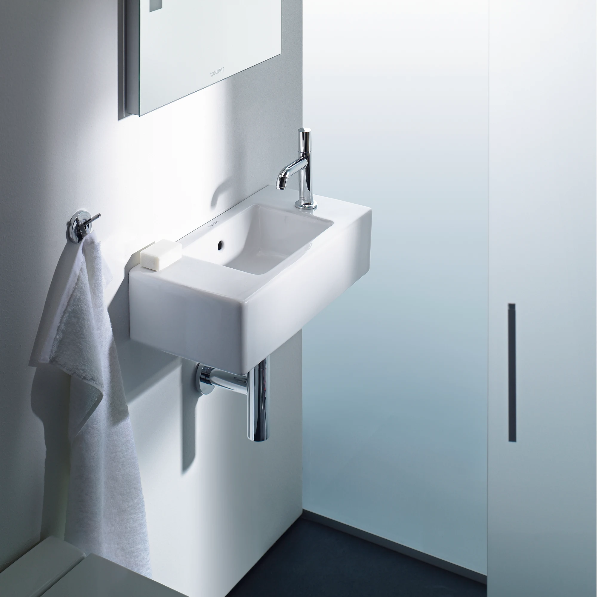 Basin Wall-Hung Duravit Vero Rectangular 500mmx250mm with Overflow