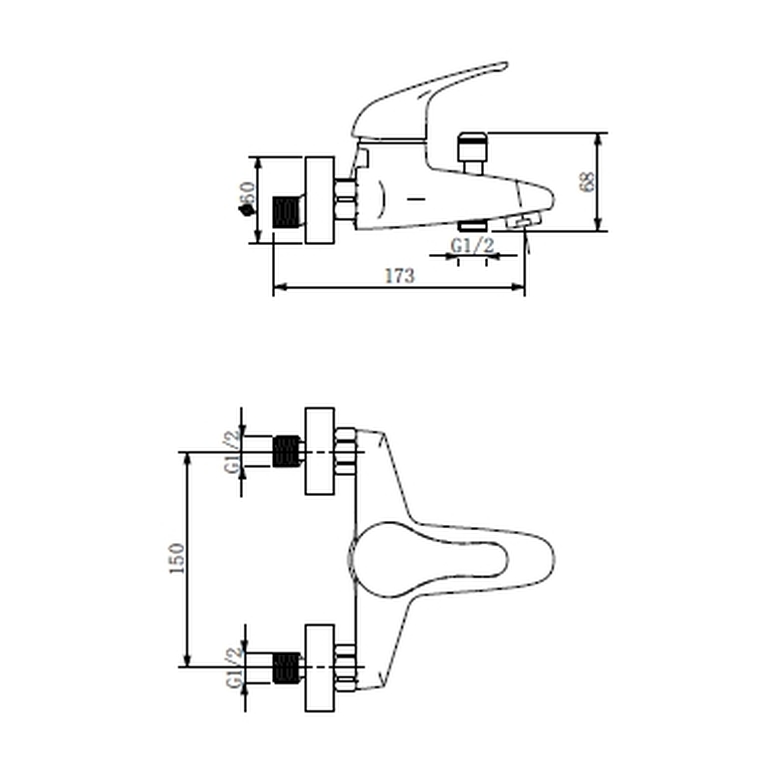 COBRA ZAMBEZI EXP BATH MIXER (NO HS) | Lixil Africa