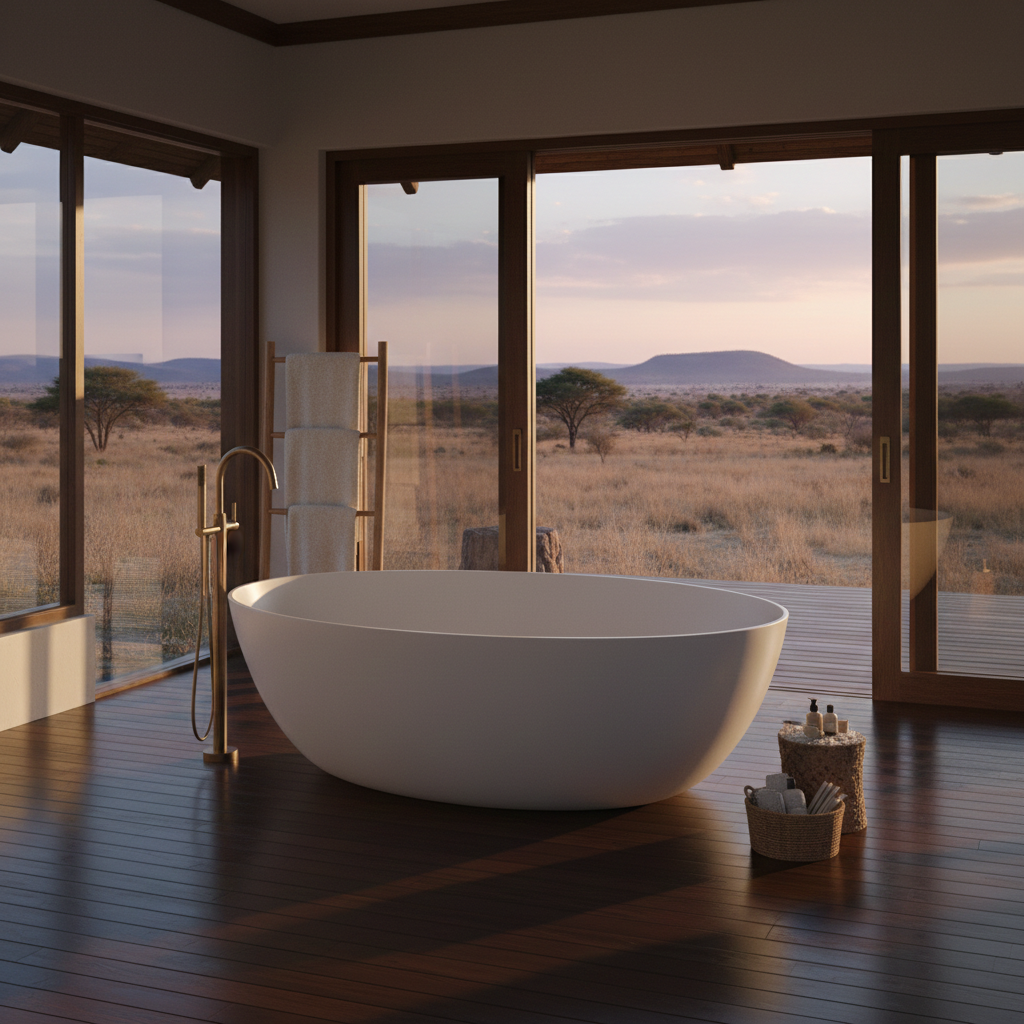 Gabriella Bath (No Overflow) Pearl White - Dado | OnTap