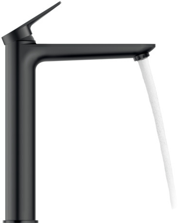 Tap Basin Mixer Extended Duravit Wave XL Matt Black | Plumb-It Online.