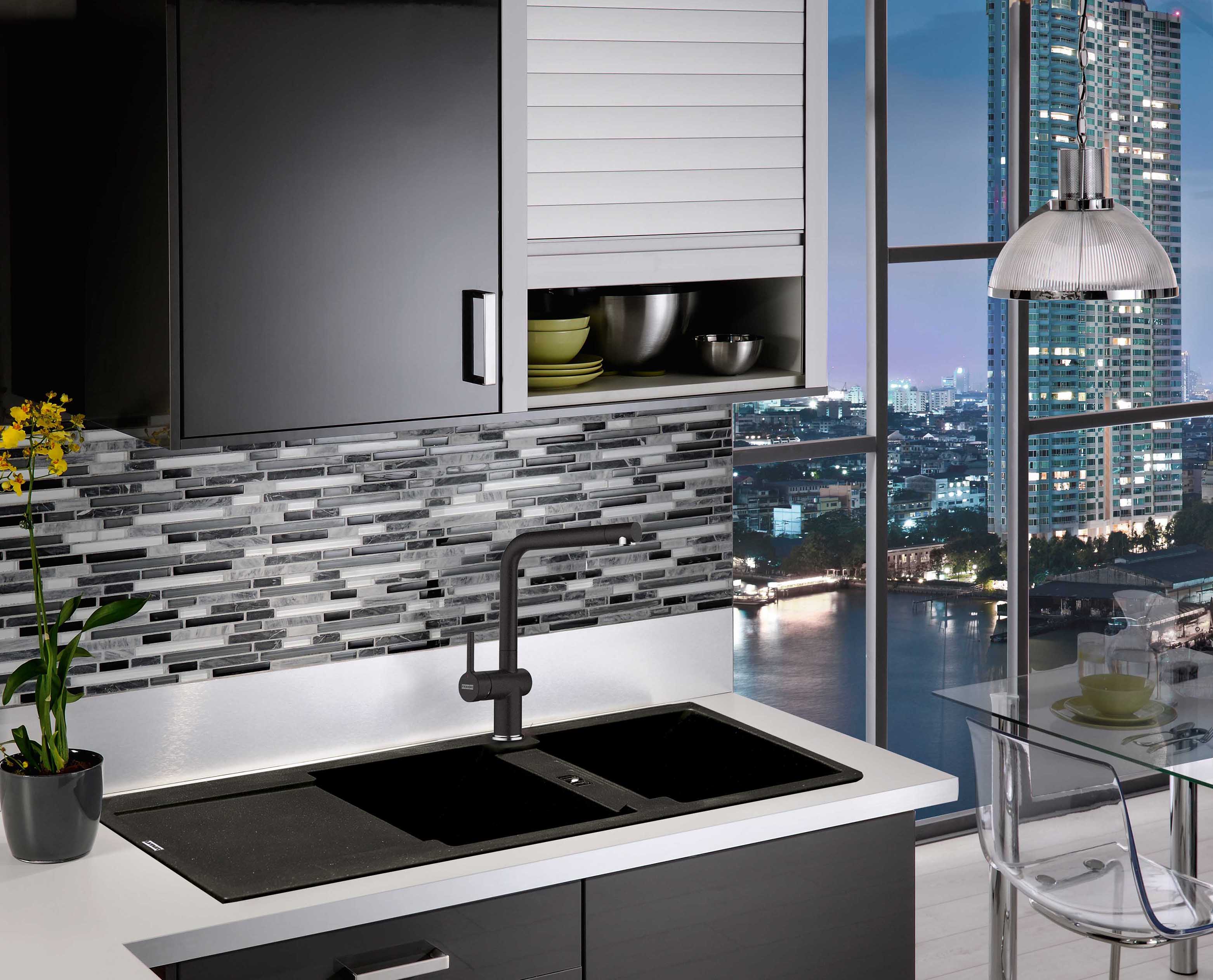Maris Mrg621 Sink Double End Bowl 1160X500X200mm Onyx - Franke | OnTap
