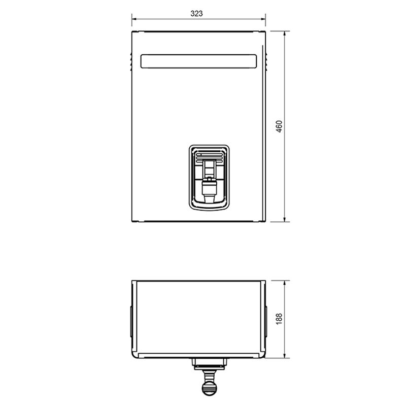 FRANKE ZIP HYDROBOIL 7.5L S/S BOILING WATER DISPENSER (45 CUPS