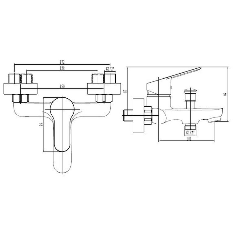 t*4様 3冊セット　Shop Drawings of Shaker Vol. Tap Bath Mixer Exposed Franke Serenus with Hand Shower Chrome