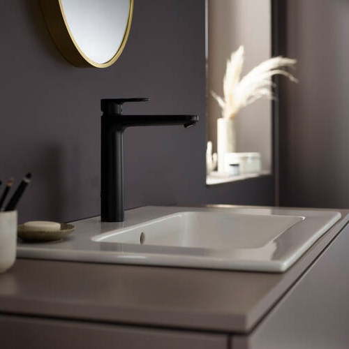 Tap Basin Mixer Extended Hansgrohe Vernis Blend 190 Matt Black
